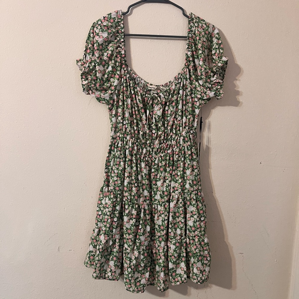 Liberty Love Green Floral Dress